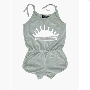 Tiny Whales Cactus Terry Romper